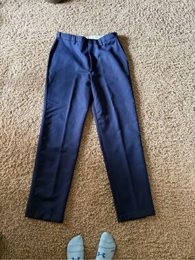 Puritan Men's Navy Dress Pants - Straight Leg